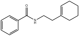 N-(2-(cyclohex-1-en-1-yl)ethyl)benzamide Struktur