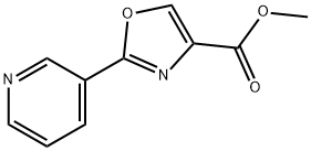 METHYL 2-(PYRIDIN-3-YL)OXAZOLE-4-CARBOXYLATE Struktur