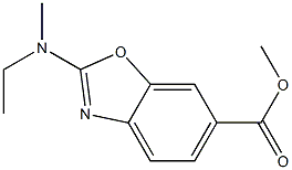 methyl 2-(ethyl(methyl)amino)benzo[d]oxazole-6-carboxylate Struktur