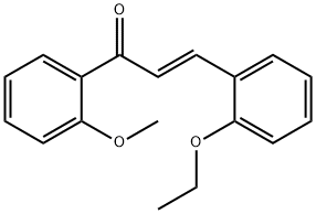 (2E)-3-(2-ethoxyphenyl)-1-(2-methoxyphenyl)prop-2-en-1-one Struktur