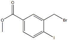 Methyl 3-(bromomethyl)-4-iodobenzoate Struktur