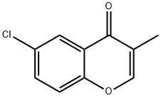 4H-1-Benzopyran-4-one, 6-chloro-3-methyl- Struktur