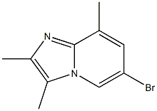 6-bromo-2,3,8-trimethylimidazo[1,2-a]pyridine Structure