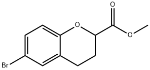 6-Bromo-chroman-2-carboxylic acid methyl ester Struktur