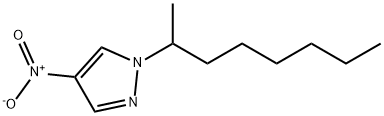 4-nitro-1-(octan-2-yl)-1H-pyrazole Struktur