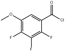 5-Methoxy-2,3,4-trifluorobenzoyl chloride Struktur