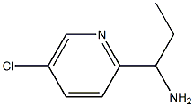 1-(5-chloropyridin-2-yl)propan-1-amine Struktur