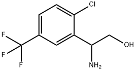 2-AMINO-2-[2-CHLORO-5-(TRIFLUOROMETHYL)PHENYL]ETHAN-1-OL Struktur