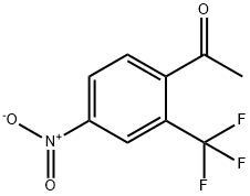 1-(4-Nitro-2-(trifluoromethyl)phenyl)ethanone Struktur