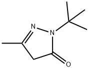 3H-Pyrazol-3-one, 2-(1,1-dimethylethyl)-2,4-dihydro-5-methyl- Struktur