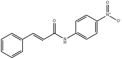 N-(4-nitrophenyl)-3-phenylacrylamide Struktur