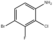 4-Bromo-2-chloro-3-fluoroaniline Struktur