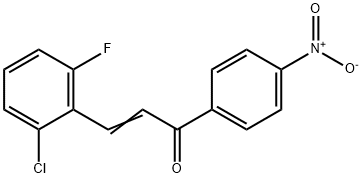 (2E)-3-(2-chloro-6-fluorophenyl)-1-(4-nitrophenyl)prop-2-en-1-one, 1354941-27-7, 結(jié)構(gòu)式