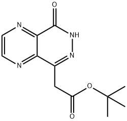 tert-butyl 2-(8-oxo-7,8-dihydropyrazino[2,3-d]pyridazin-5-yl)acetate Struktur