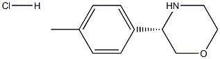 (S)-3-(p-Tolyl)morpholine hydrochloride Struktur