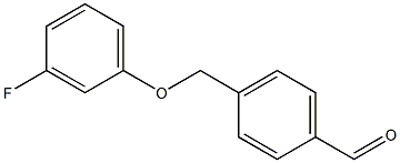 4-[(3-fluorophenoxy)methyl]benzaldehyde Struktur