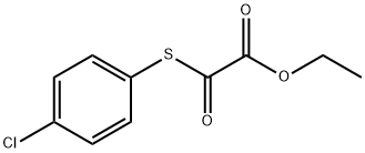 ETHYL 2-((4-CHLOROPHENYL)THIO)-2-OXOACETATE Struktur