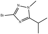 3-bromo-5-isopropyl-1-methyl-1H-1,2,4-triazole Struktur