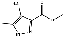 Methyl 4-amino-3-methyl-1H-pyrazole-5-carboxylate Struktur