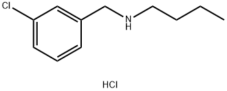 N-(3-Chlorobenzyl)-1-butanamine hydrochloride Struktur