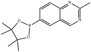 (2-METHYLQUINAZOLIN-6-YL)BORONIC ACID PINACOL ESTER Struktur