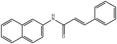 N-2-naphthyl-3-phenylacrylamide Struktur