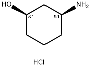 (1R,3S)-3-Amino-cyclohexanol hydrochloride Struktur