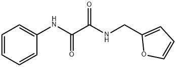 N-(furan-2-ylmethyl)-N'-phenylethanediamide Struktur