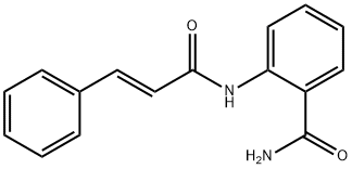 2-(cinnamoylamino)benzamide Struktur