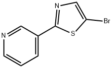 5-bromo-2-(pyridin-3-yl)thiazole Struktur