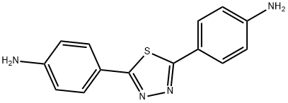 4,4'-(1,3,4-thiadiazole-2,5-diyl)dianiline Struktur