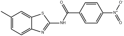 N-(6-methylbenzo[d]thiazol-2-yl)-4-nitrobenzamide Struktur