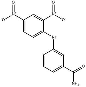 3-[(2,4-dinitrophenyl)amino]benzamide Structure