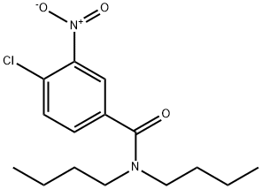 N,N-Di-n-butyl-4-chloro-3-nitrobenzamide, 97% Struktur