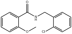 N-(2-chlorobenzyl)-2-methoxybenzamide Struktur