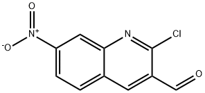 2-chloro-7-nitroquinoline-3-carbaldehyde Struktur