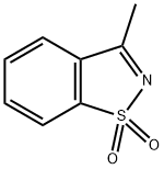 3-methylbenzo[d]isothiazole 1,1-dioxide Struktur