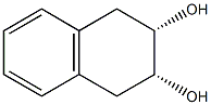 cis-1,2,3,4-tetrahydronaphthalene-2,3-diol Struktur