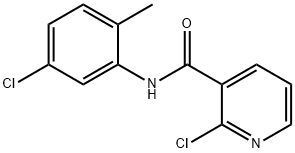 2-chloro-N-(5-chloro-2-methylphenyl)pyridine-3-carboxamide Struktur