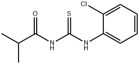 N-{[(2-chlorophenyl)amino]carbonothioyl}-2-methylpropanamide Struktur