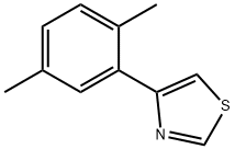 4-(2,5-DIMETHYLPHENYL)-1,3-THIAZOLE Struktur