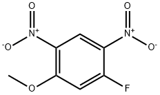 1-Fluoro-5-methoxy-2,4-dinitro-benzene Struktur