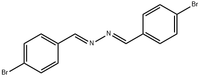 1,2-bis((E)-4-bromobenzylidene)hydrazine Struktur