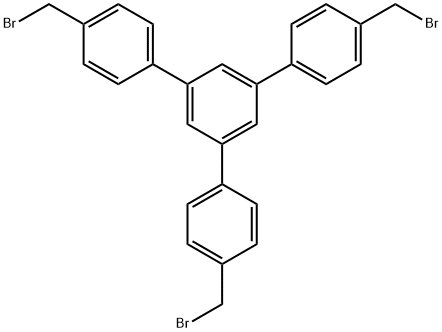 1,3,5-Tris[4-(bromomethyl)phenyl]benzene Struktur