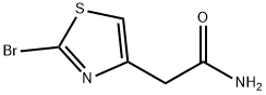 2-(2-Bromothiazol-4-yl)acetamide Struktur