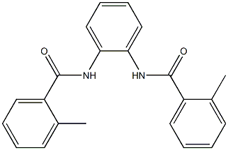 N,N'-1,2-phenylenebis(2-methylbenzamide) Struktur