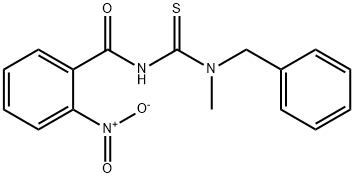 N-{[benzyl(methyl)amino]carbonothioyl}-2-nitrobenzamide Struktur