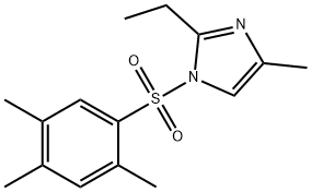 2-ethyl-4-methyl-1-((2,4,5-trimethylphenyl)sulfonyl)-1H-imidazole Struktur