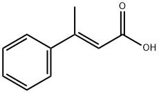 2-Butenoic acid, 3-phenyl-, (E)- Struktur