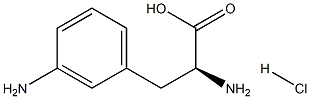 DL-3-(m-aminophenyl)- Alanine, monohydrochloride Struktur